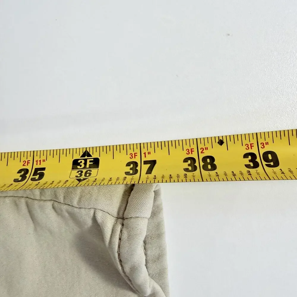 Vintage Jeans Mens M 32x30 Black Tan Khaki Straight Fit Business Casual Pants